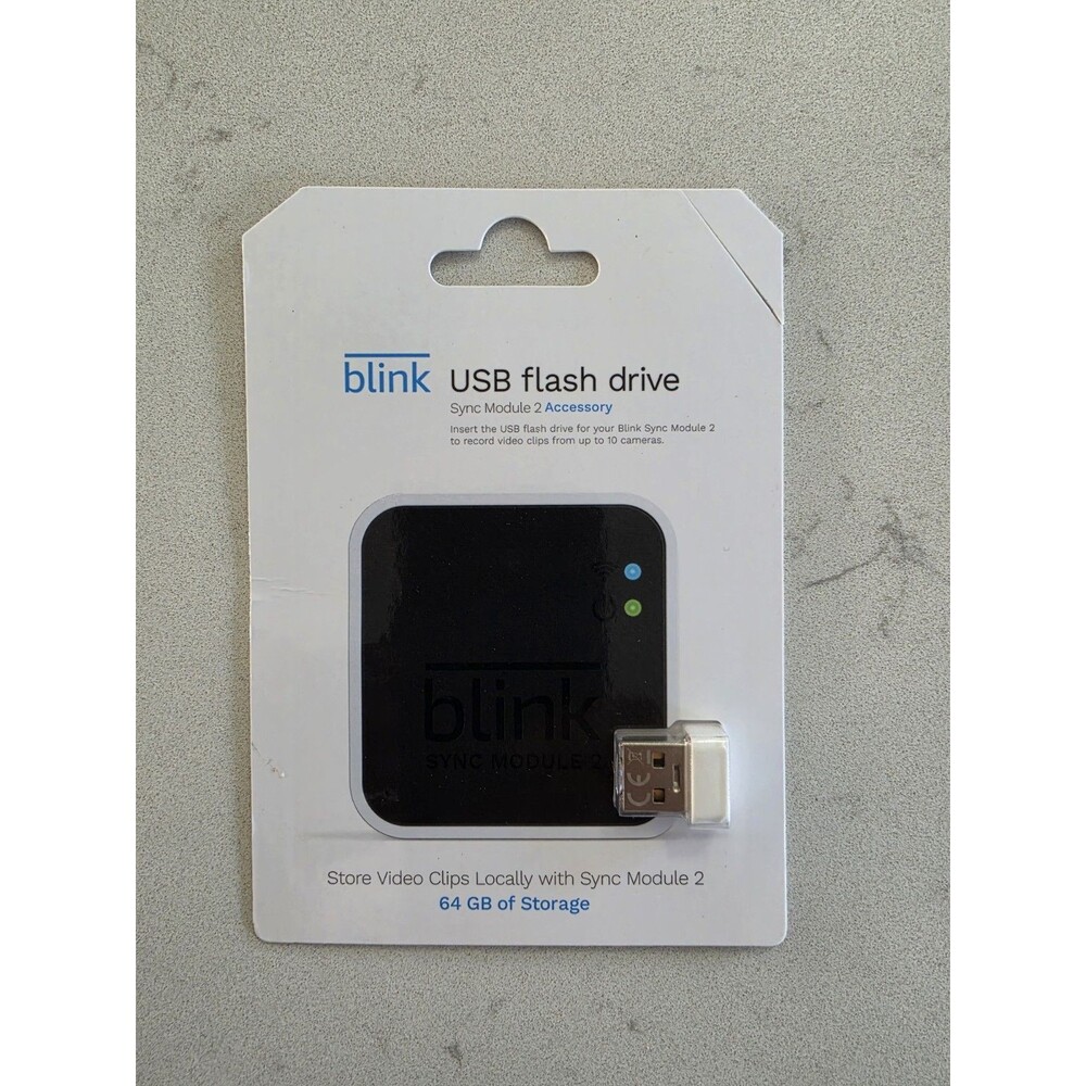 Blink USB Flash Drive For Local Video Storage for Blink Sync Module 2 NEW SEALED